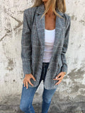 Paula | Eleganter Karo-Blazer für Übergänge
