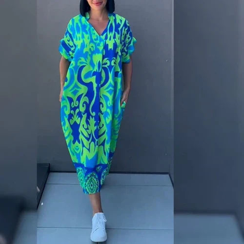 Nora | Elegantes Blüten-Sommerkleid