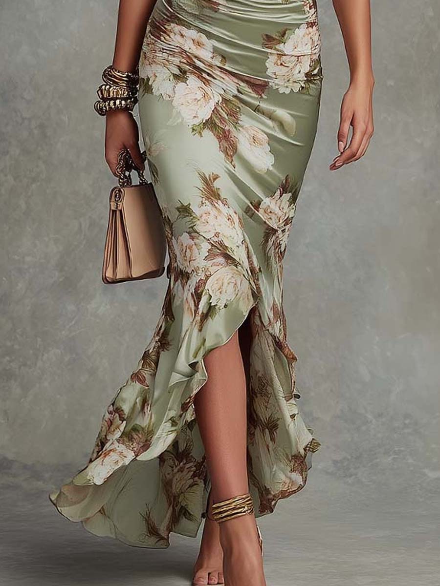 Carla | Elegantes Damen Abendkleid Maxi im Herbst