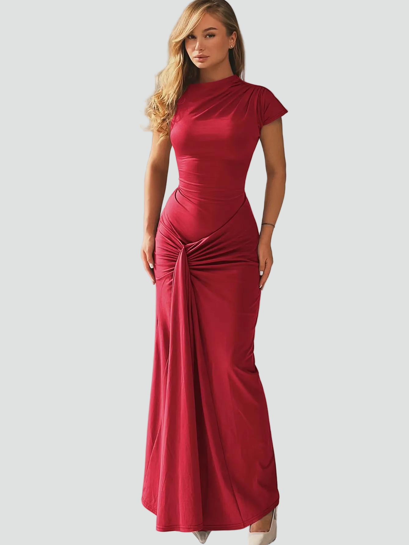 Emma | Elegantes Damen Cocktailkleid Maxilänge für Feiern