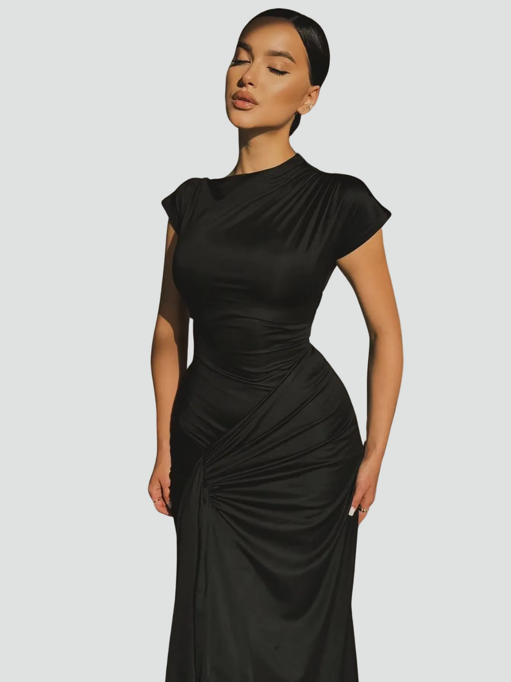 Emma | Elegantes Damen Cocktailkleid Maxilänge für Feiern