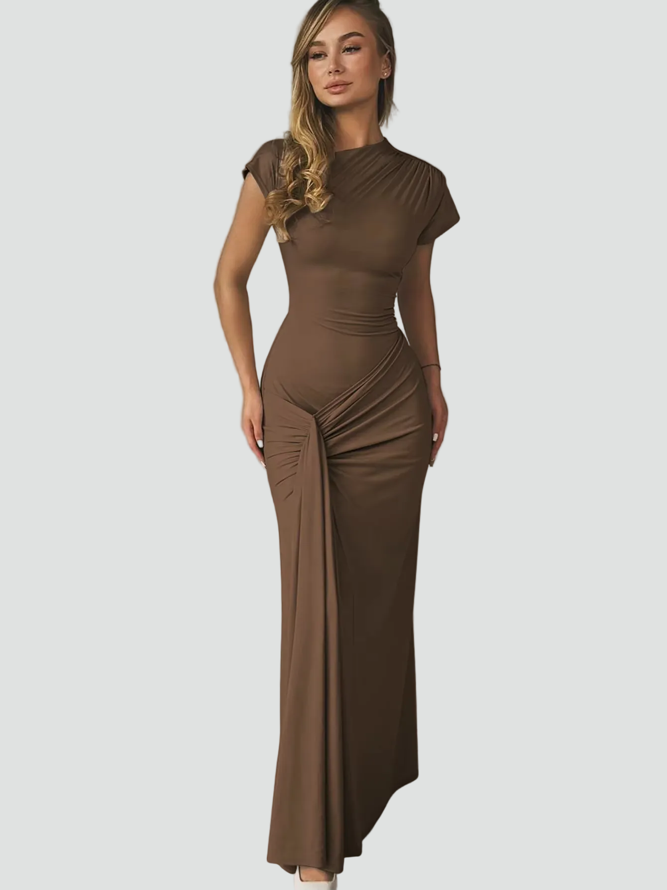 Emma | Elegantes Damen Cocktailkleid Maxilänge für Feiern