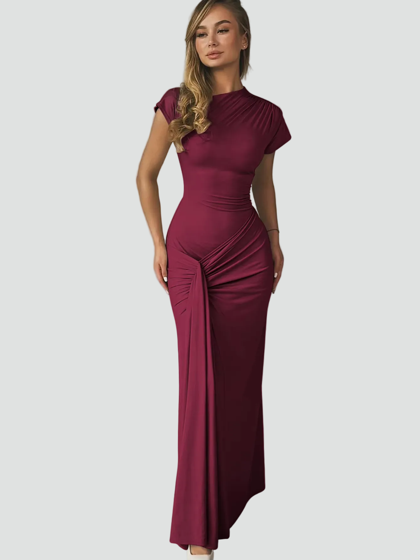 Emma | Elegantes Damen Cocktailkleid Maxilänge für Feiern