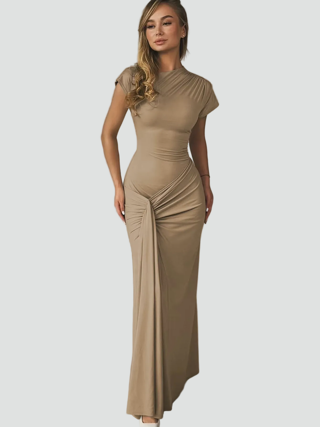 Emma | Elegantes Damen Cocktailkleid Maxilänge für Feiern