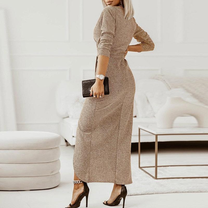 Theresa | Elegantes Herbstkleid für Hochzeitsgäste