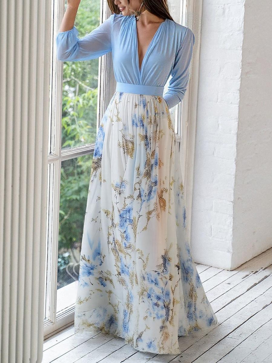 Nina | Elegantes Maxikleid für Herbst-Hochzeiten