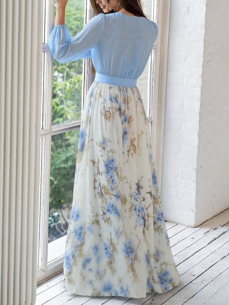 Nina | Elegantes Maxikleid für Herbst-Hochzeiten