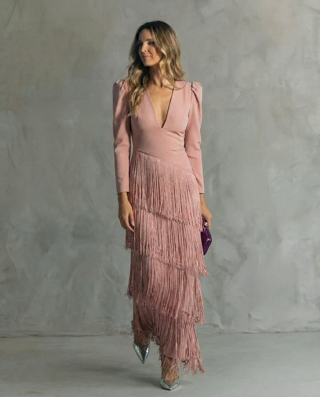 Katharina | Elegantes Midikleid für Herbst-Hochzeitsgäste
