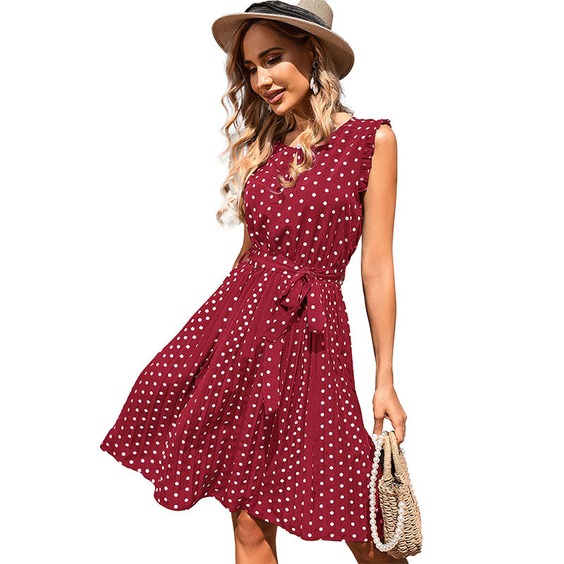 Katharina | Elegantes Pünktchen-Kleid