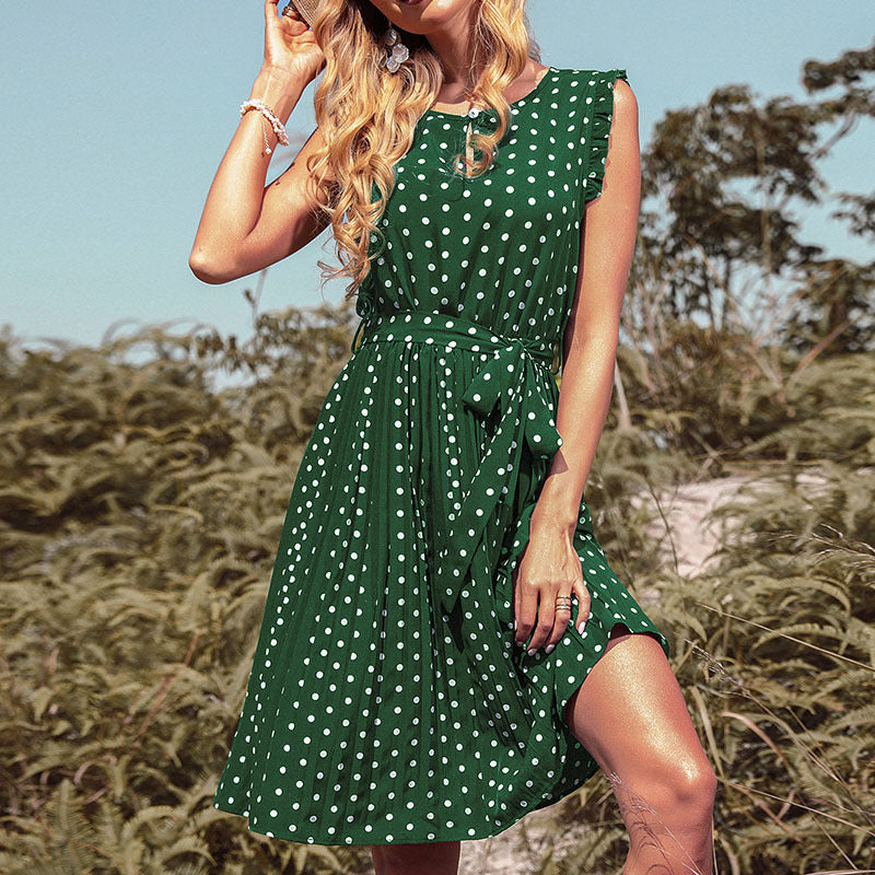 Katharina | Elegantes Pünktchen-Kleid