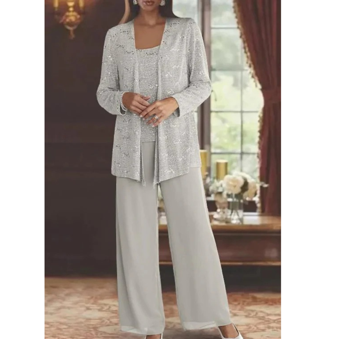 Eleni | Damen Stilvolles Hosenanzug Set