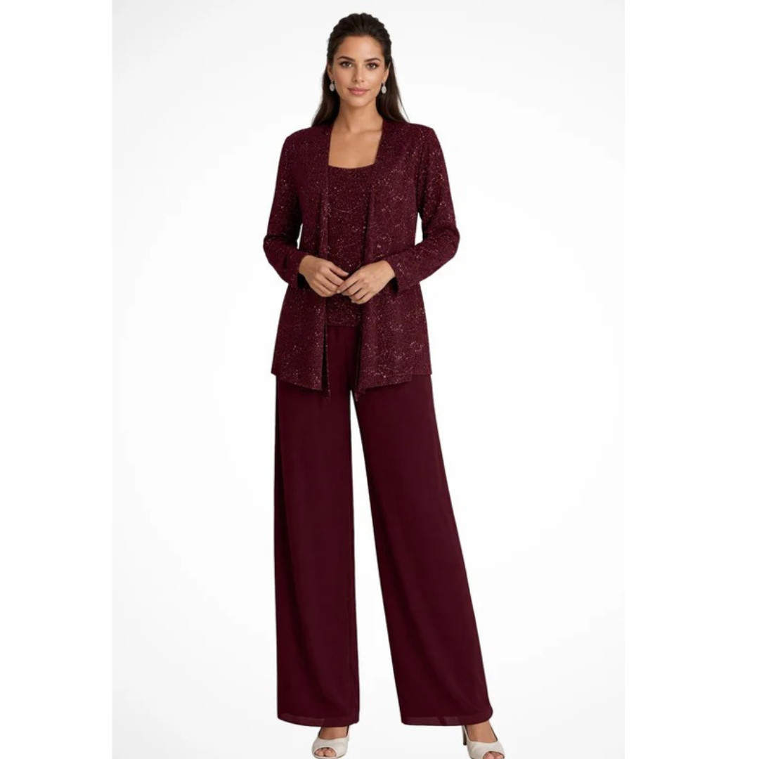 Eleni | Damen Stilvolles Hosenanzug Set