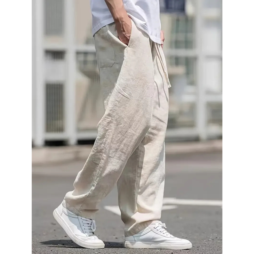Elian | Herren Hose Leinen Stil