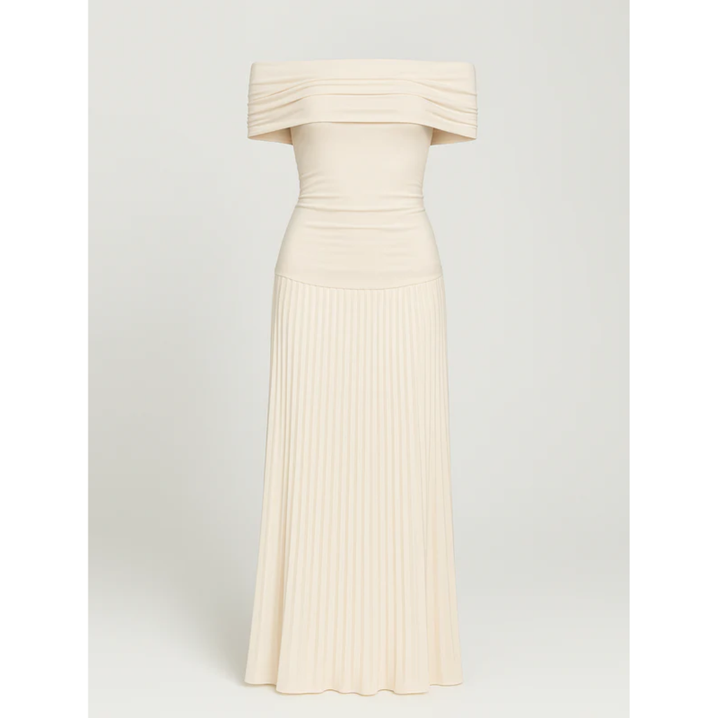 Elira | Damen Maxi Kleid Für Hochzeitsgast Mit Falten Design