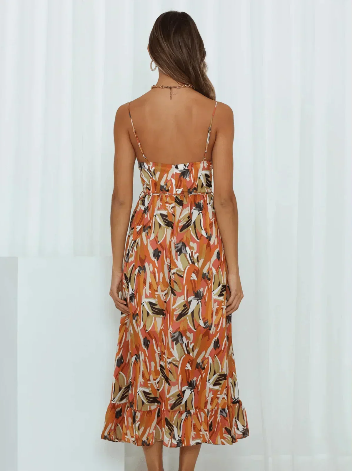 Jada | Buntes Midi-Kleid