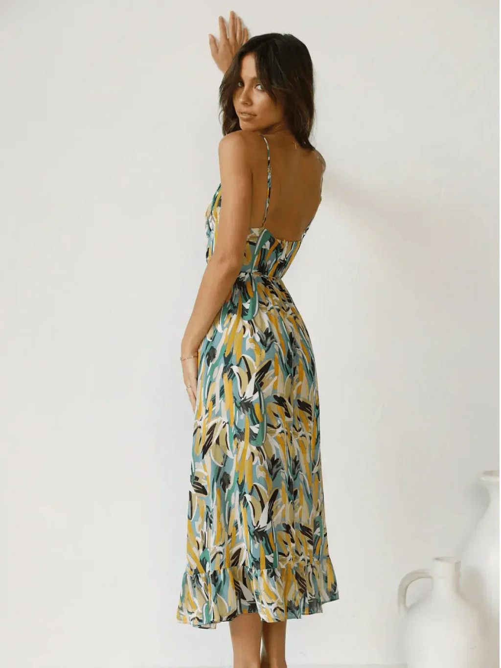 Jada | Buntes Midi-Kleid