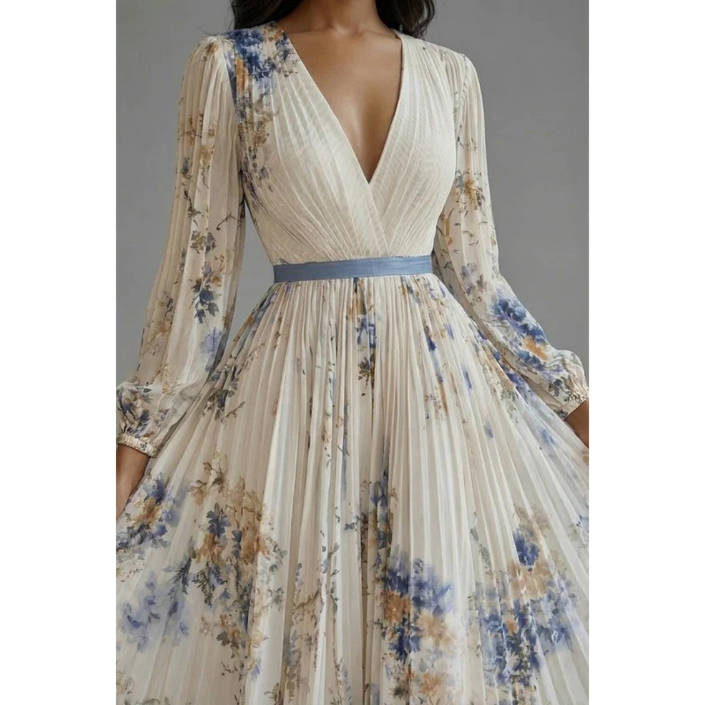 Else | Damen Maxikleid Mit Blumenmuster