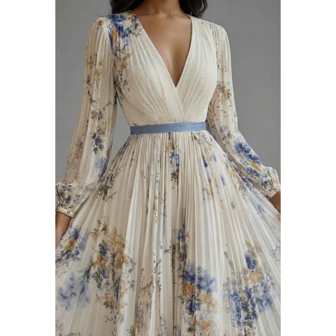 Else | Damen Maxikleid Mit Blumenmuster