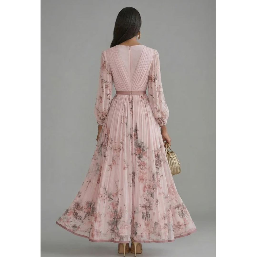 Else | Damen Maxikleid Mit Blumenmuster