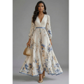 Else | Damen Maxikleid Mit Blumenmuster