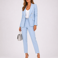 Emmaline | Damen Zweiteiliger Business Anzug Set
