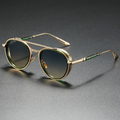 Ethan | Herren Sonnenbrille Aviator Retro Gold Polarisiert