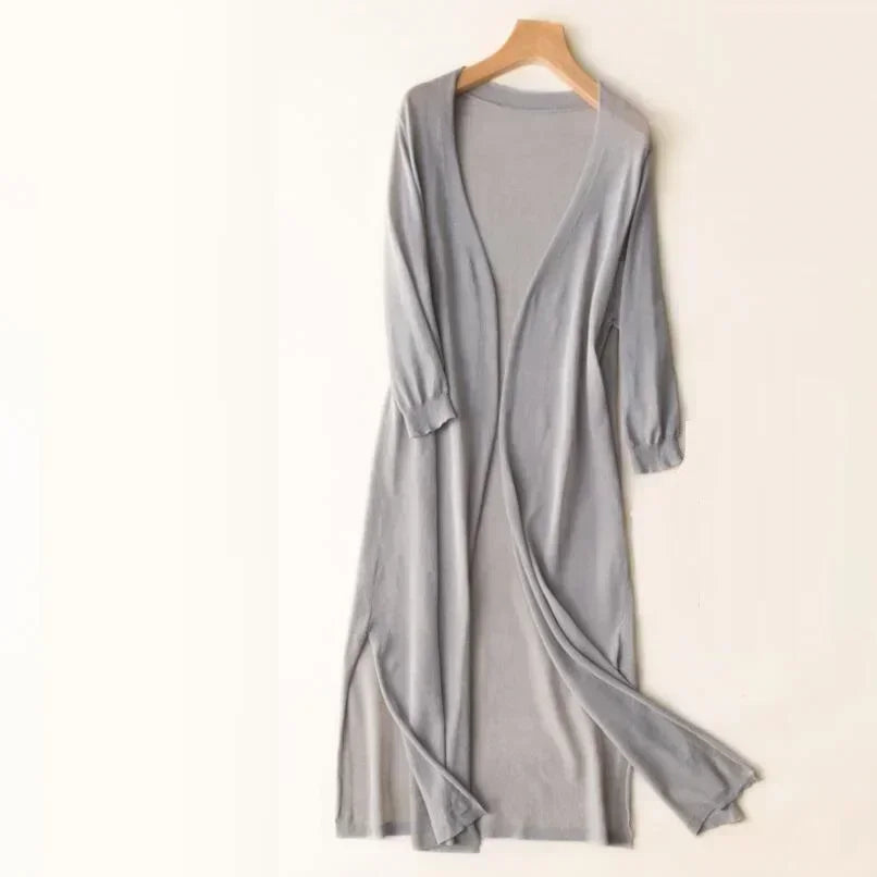 Eulalia | Damen Lange Strickjacke