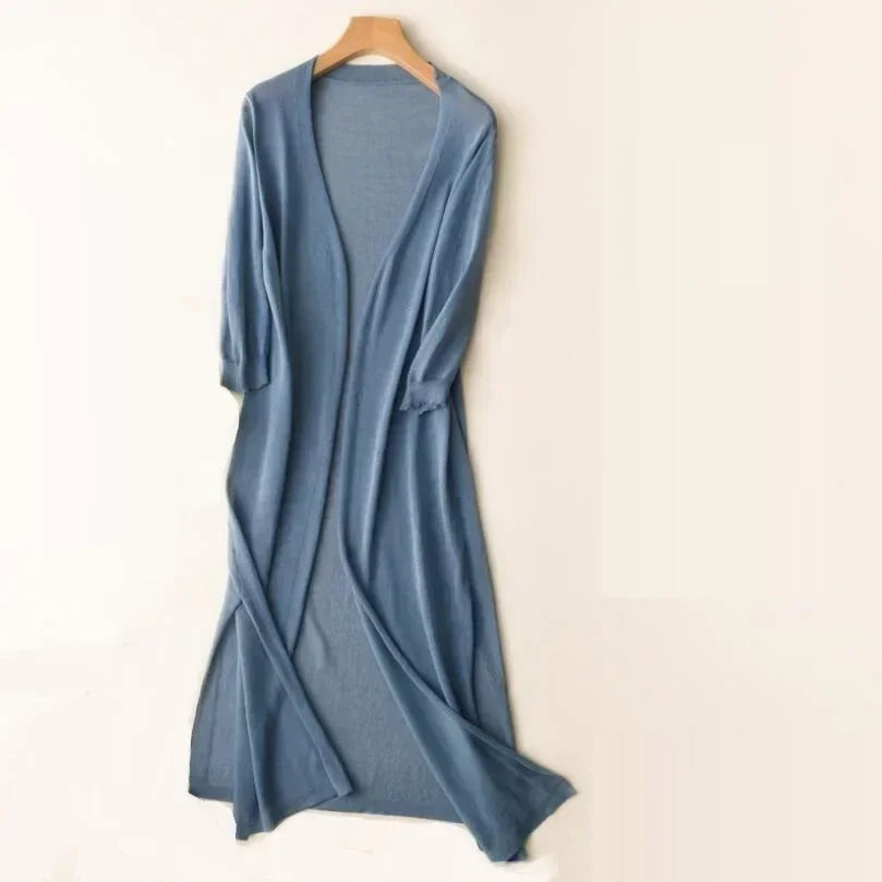 Eulalia | Damen Lange Strickjacke