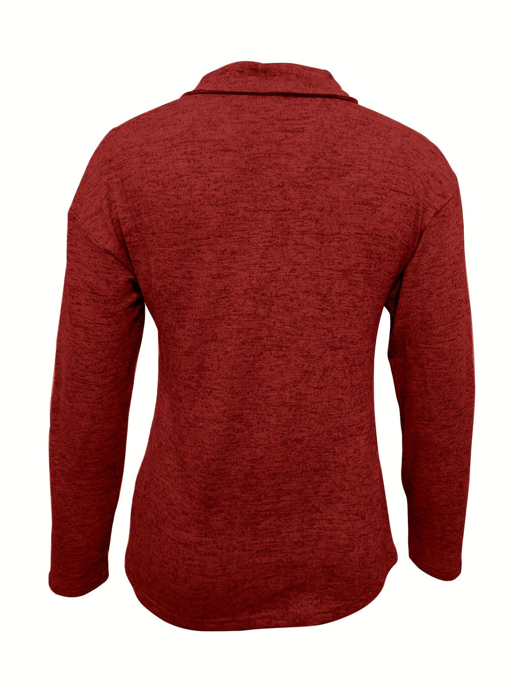 Tara | Damen Half-Zip Pullover Langarm Casual Oberteil Polo