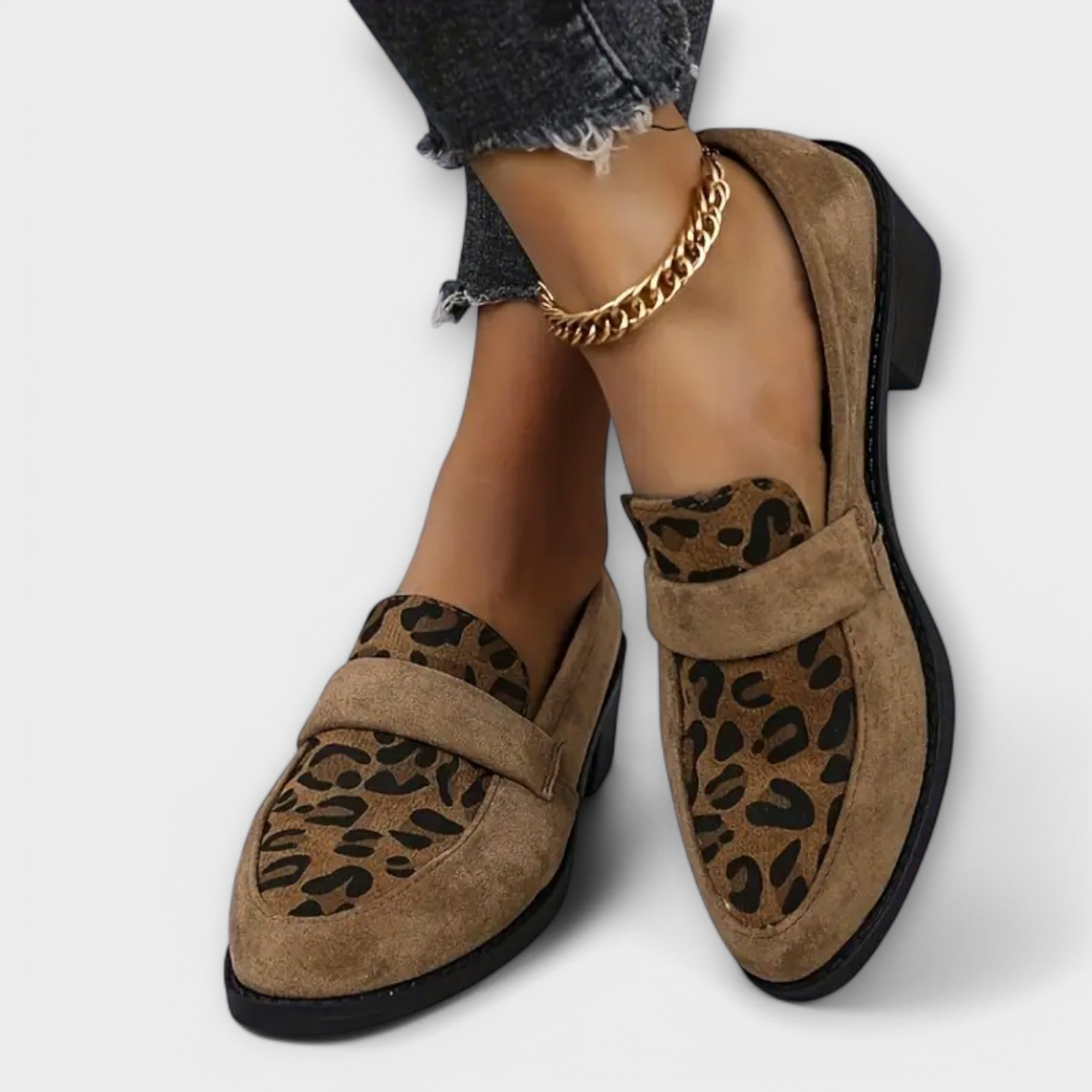 Elisa - Elegante Damenschuhe mit Leopardenmuster