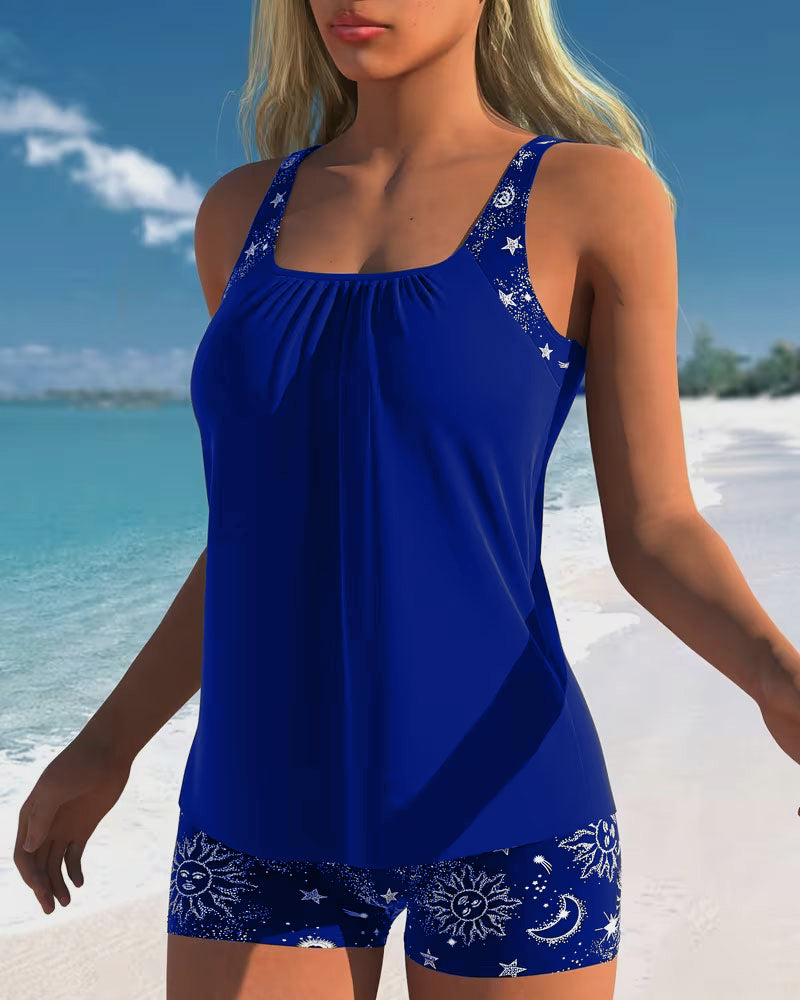 Tankini mit Sonnenmotiv