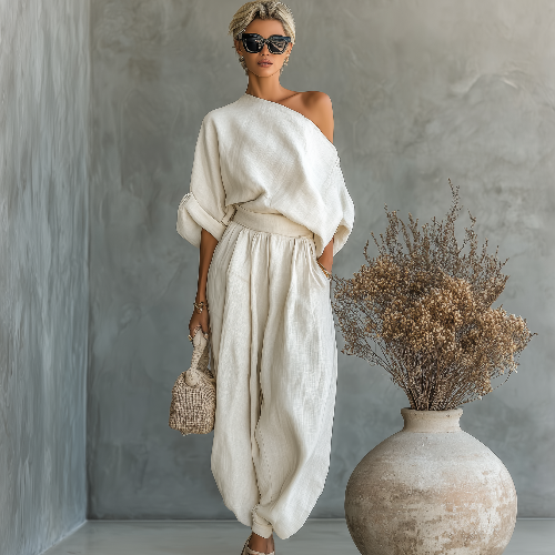 Jona | Damen Boho Wide Leg Jumpsuit – Weiter Boho Overall für Urlaub & Sommer 2026