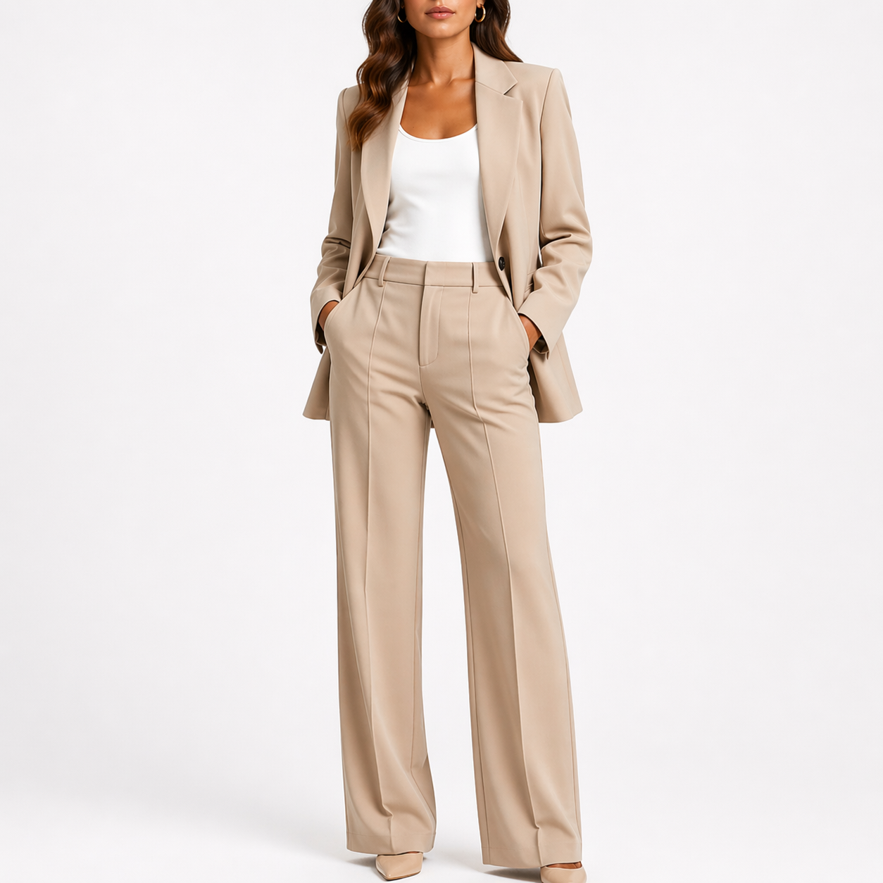Feliciana | Damen Business Hosenanzug Set Blazer