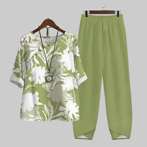 Felicitas | Damen Schmetterling Print Freizeitset