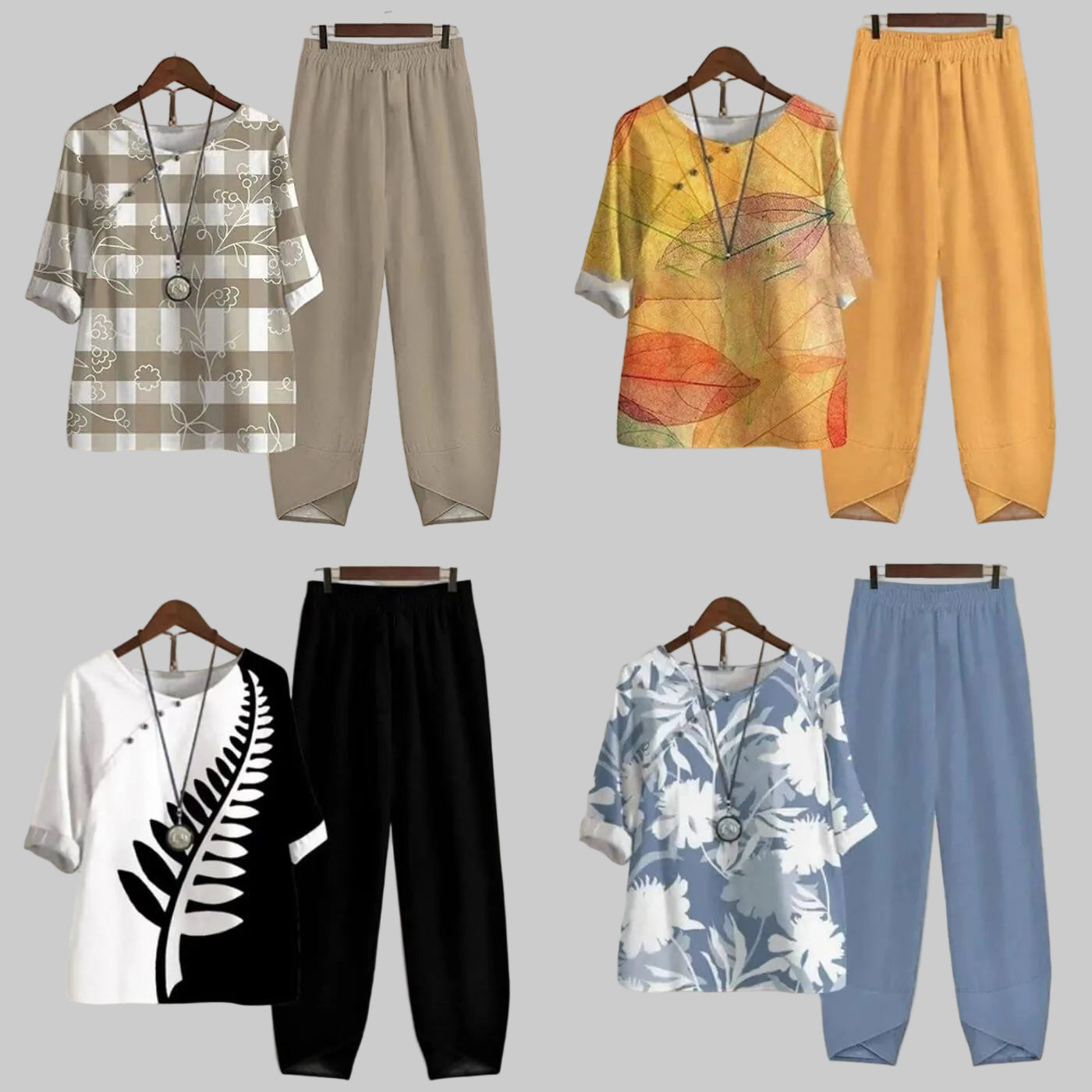 Felicitas | Damen Schmetterling Print Freizeitset