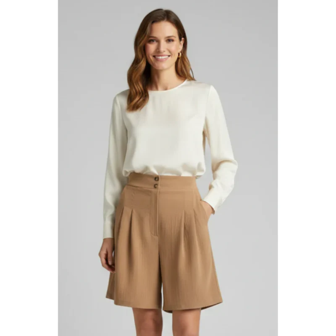 Feni | Damen Shorts Hohe Taille Strand – High Waist Shorts Strand Damen 2026