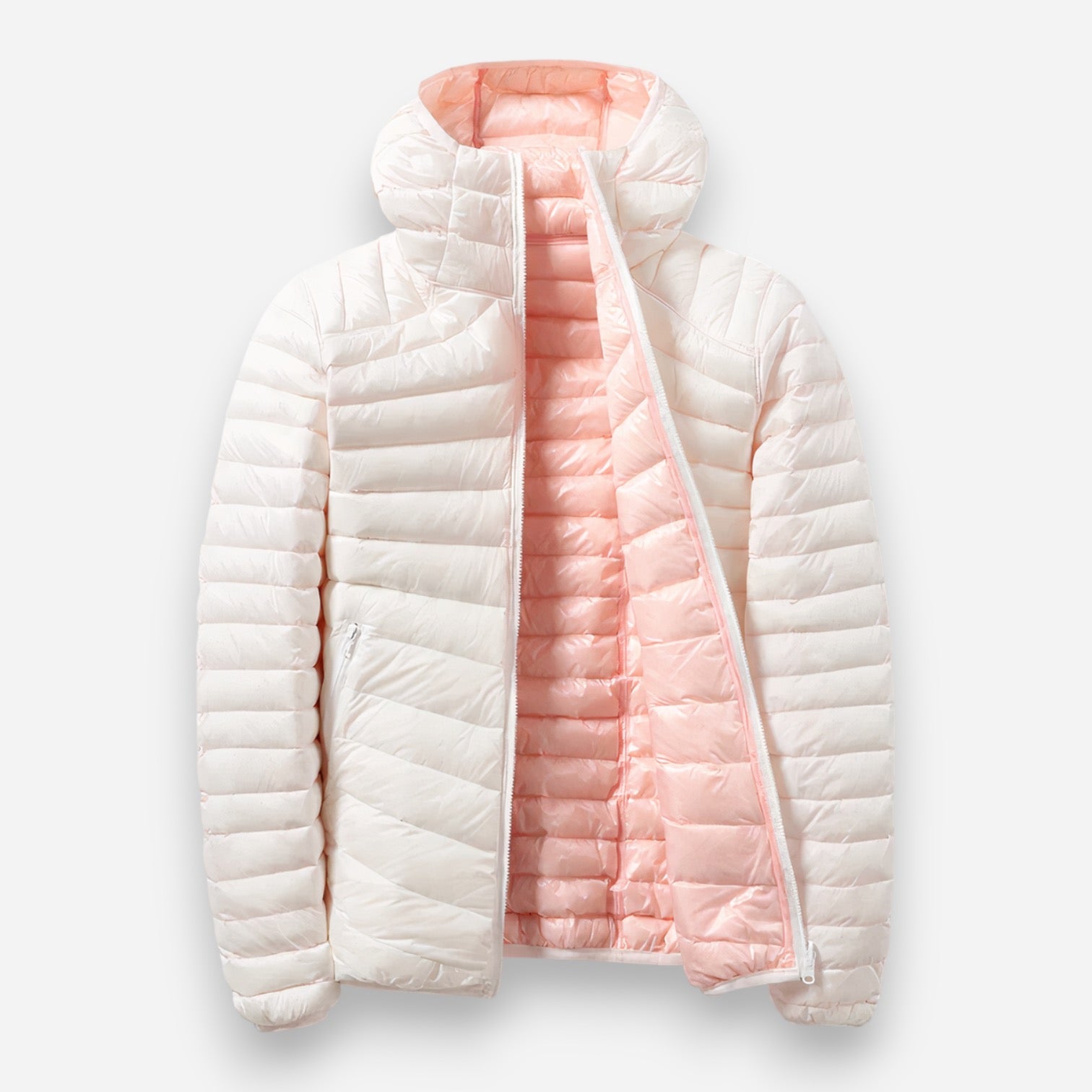 Wendbare Übergangsjacke für Damen mit Kapuze