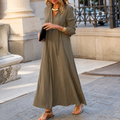 Isabella | Fließendes Maxikleid für Herbsthochzeitsgäste
