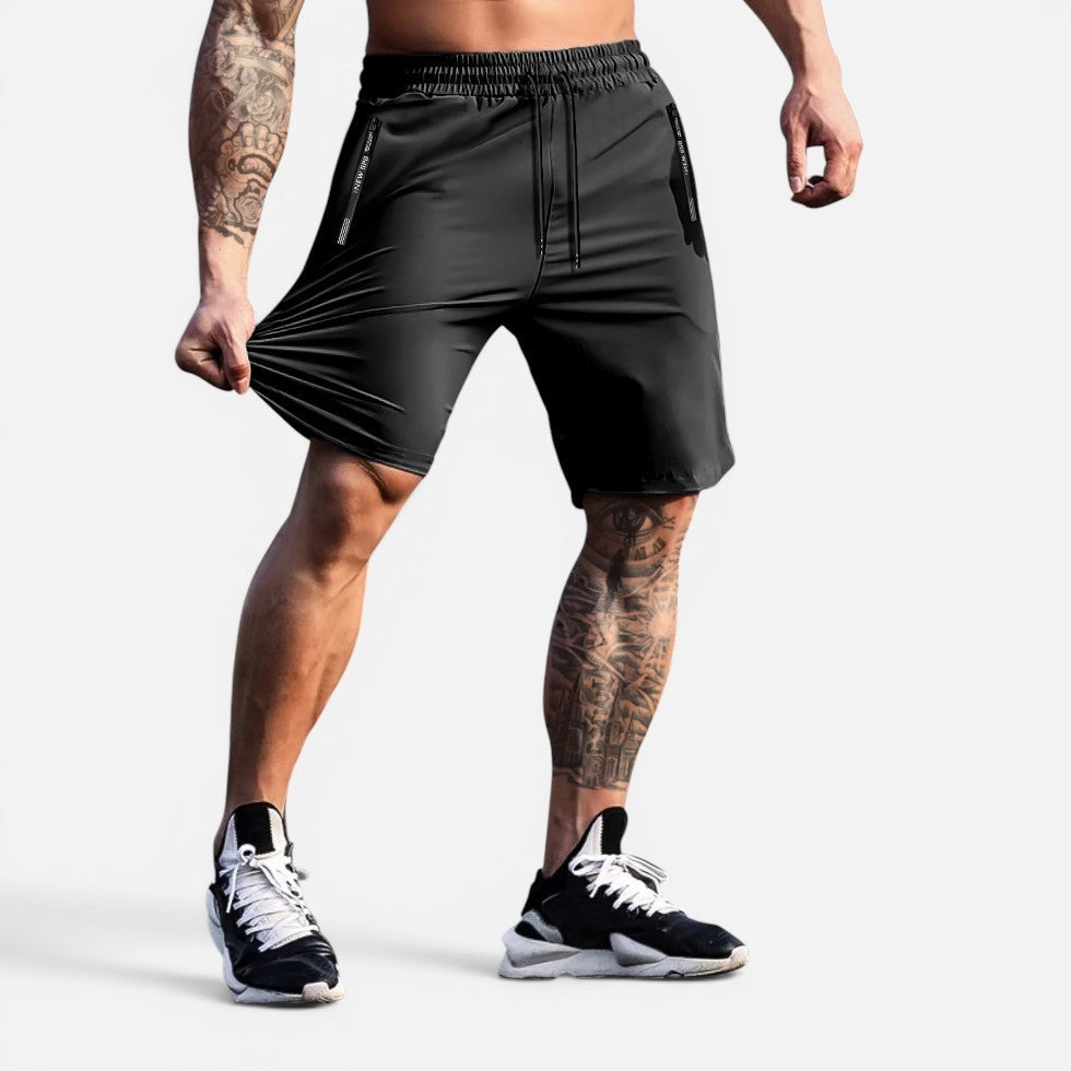 Sportshorts Elastisch Schnelltrocknend Kordelzug Uni