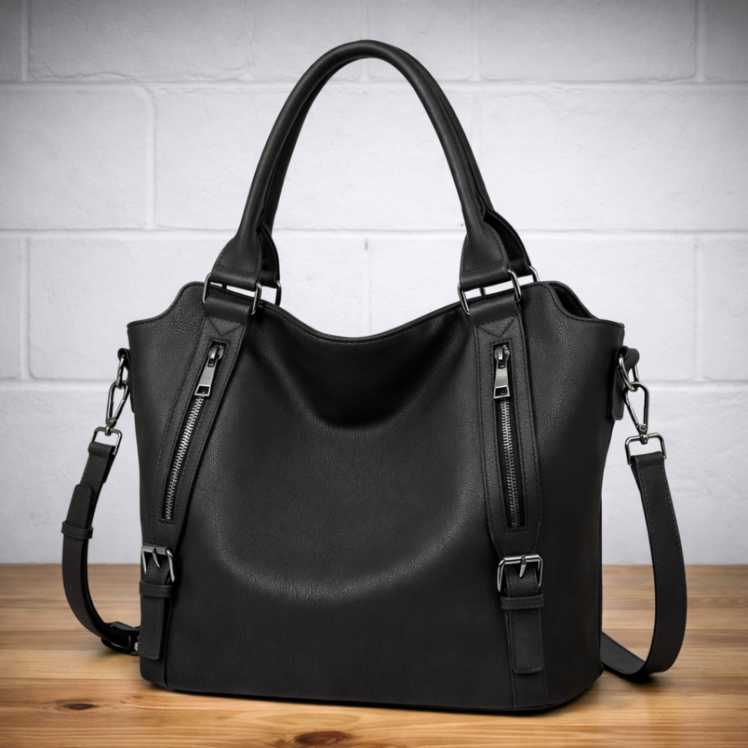 Franka | Damen Schultertasche mit Verstellbarem Riemen
