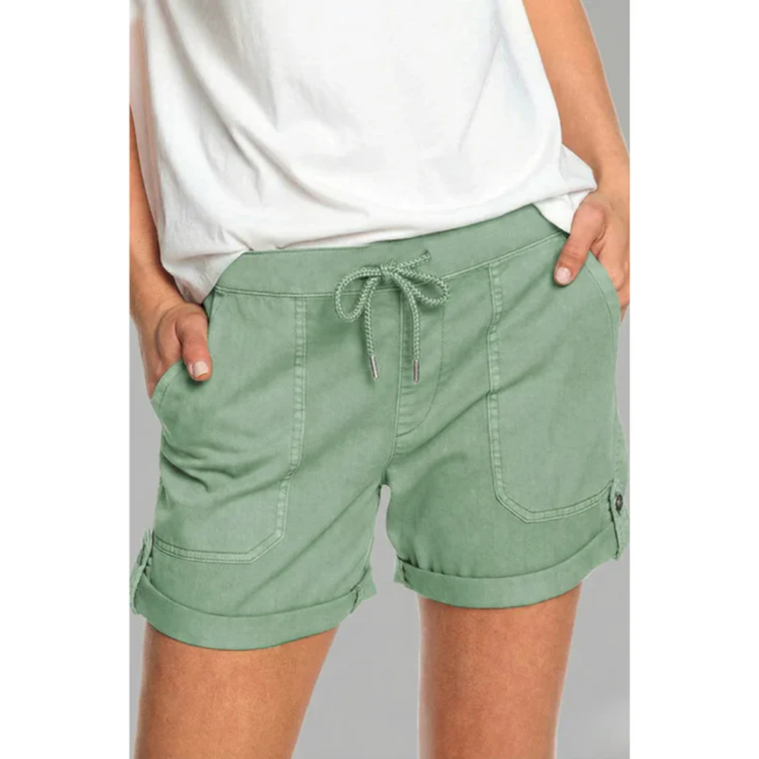 Franzi | Damen Shorts mit Taschen Urlaub – Urlaubs Shorts Damen Taschen 2026