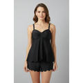 Franziska | Damen Tankini Set Sommer Badeshorts Sportlich