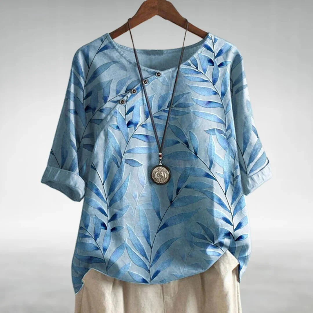 Frieda | Damen Sommer Kurzarm bluse