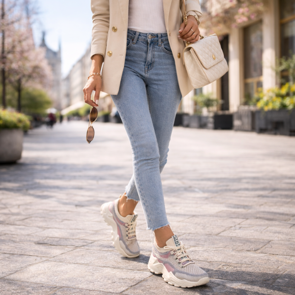 Friederike | Damen Atmungsaktive Mesh Sneaker