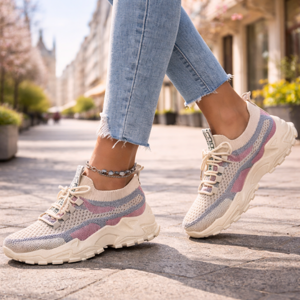 Friederike | Damen Atmungsaktive Mesh Sneaker
