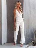 Gabriela | Damen Ärmellos Overall mit Weitem Bein