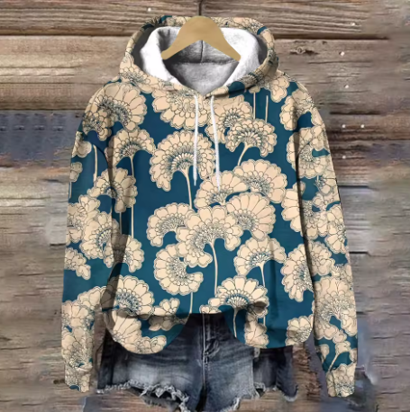 Theresa | Gemütlicher Damen Hoodie aus Strick für Herbst