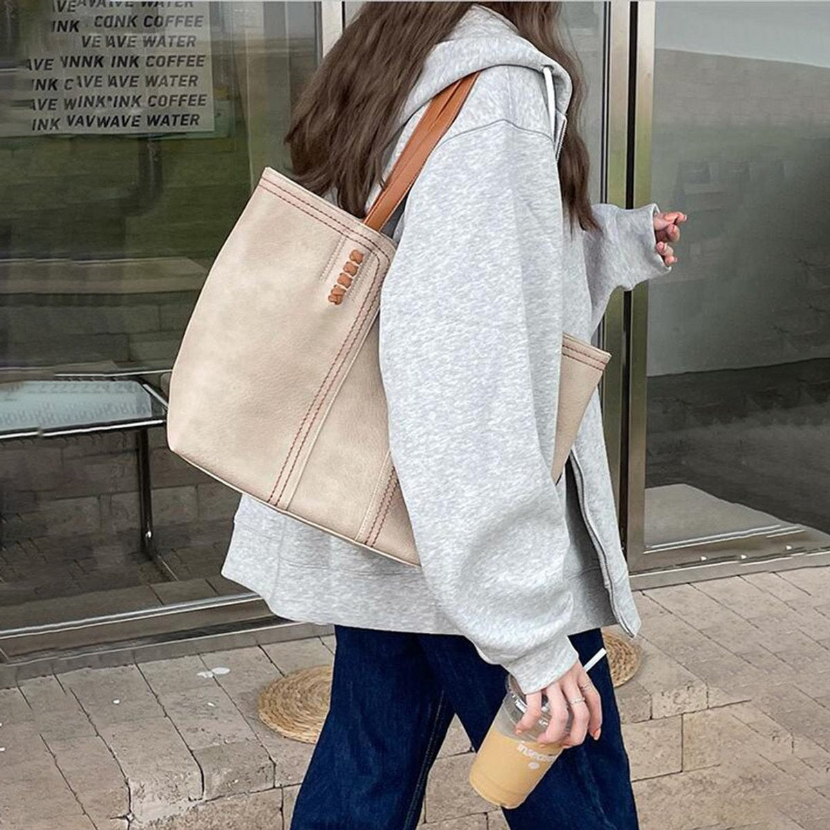 Helena | Geräumige Kunstleder Laptoptasche für Damen