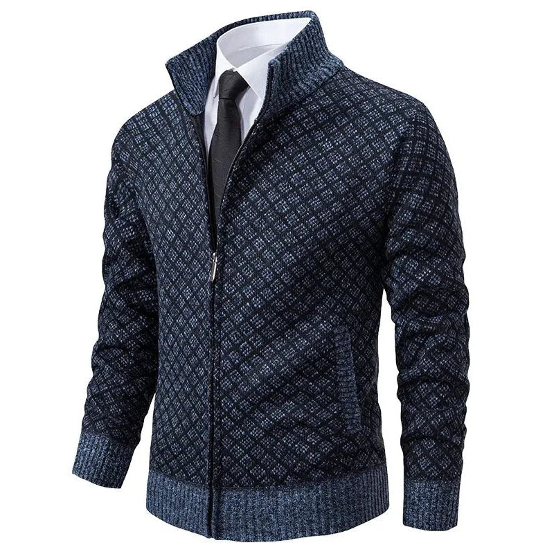 Gerhard | Herren Strickjacke mit Reißverschluss