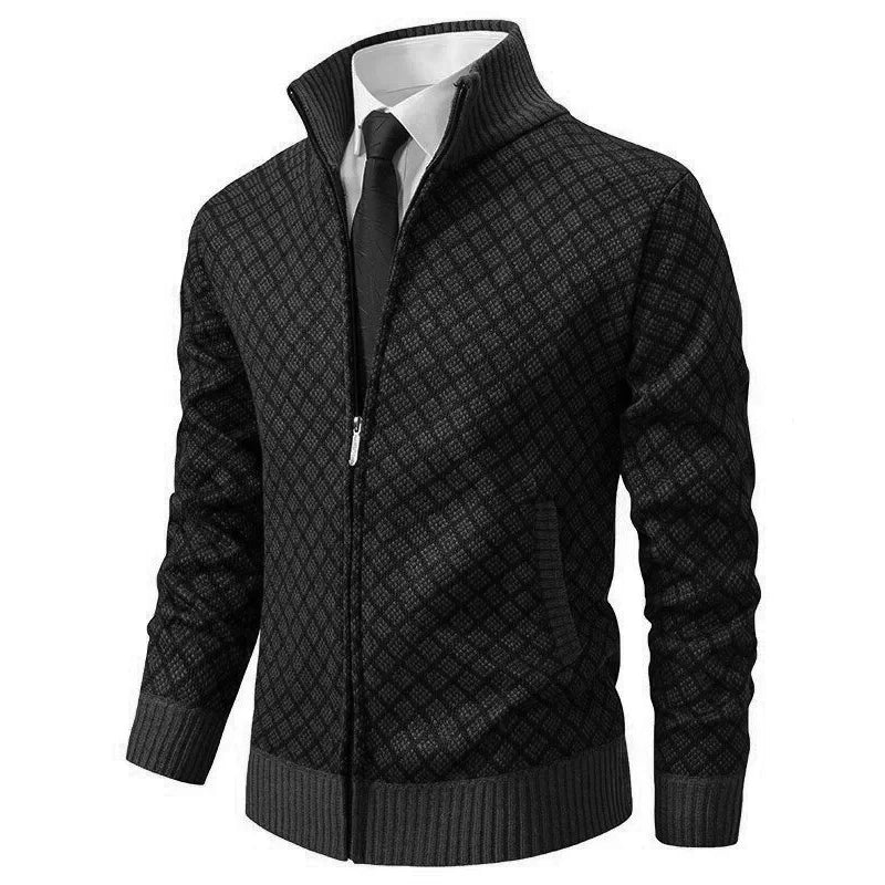 Gerhard | Herren Strickjacke mit Reißverschluss